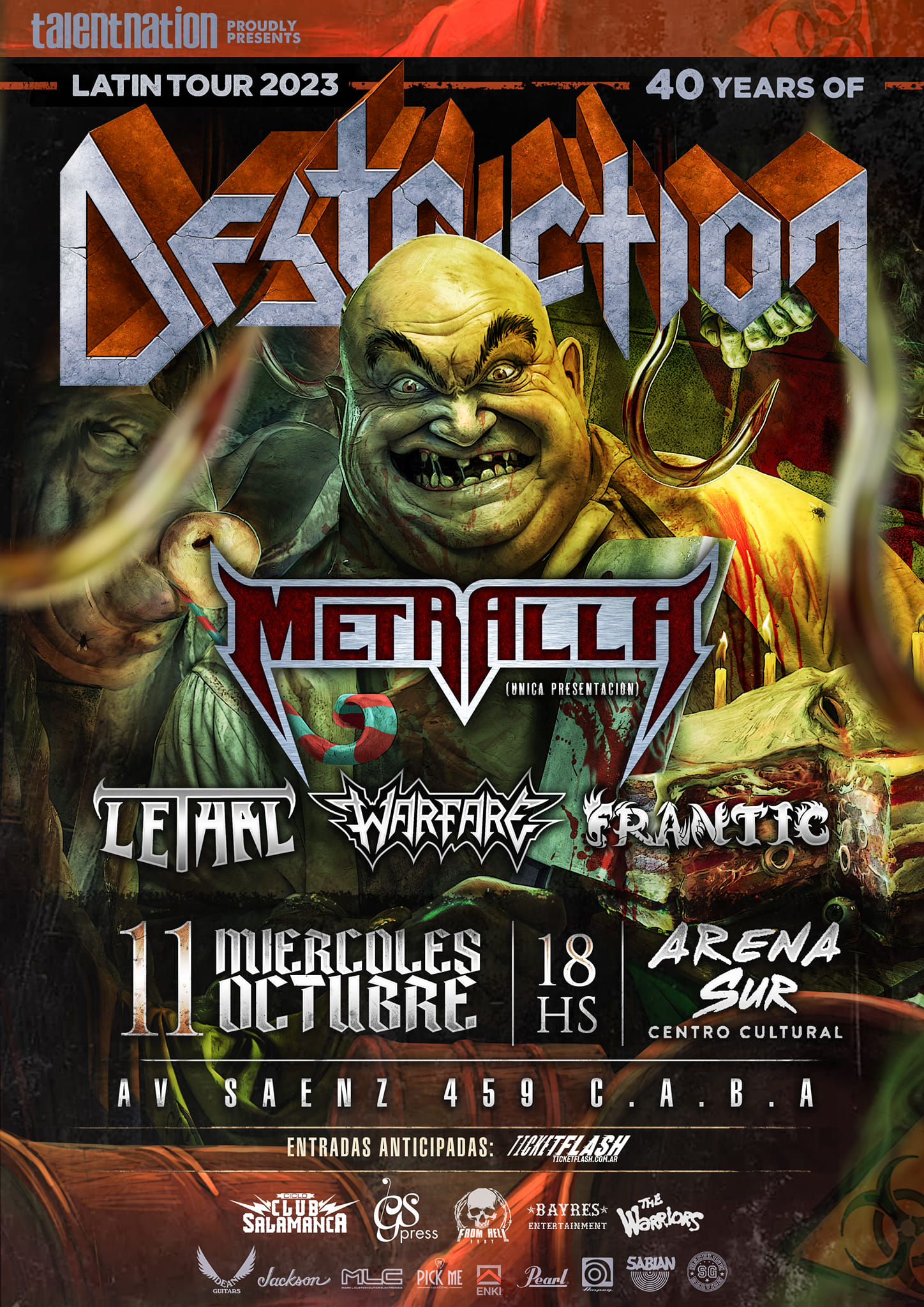 Poster de Destruction y Warfare
